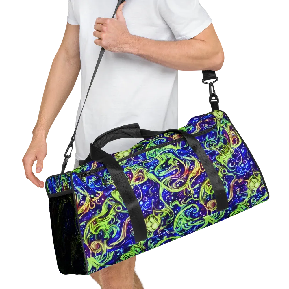 Molten Whirlwind on Duffle Bag — Right Front