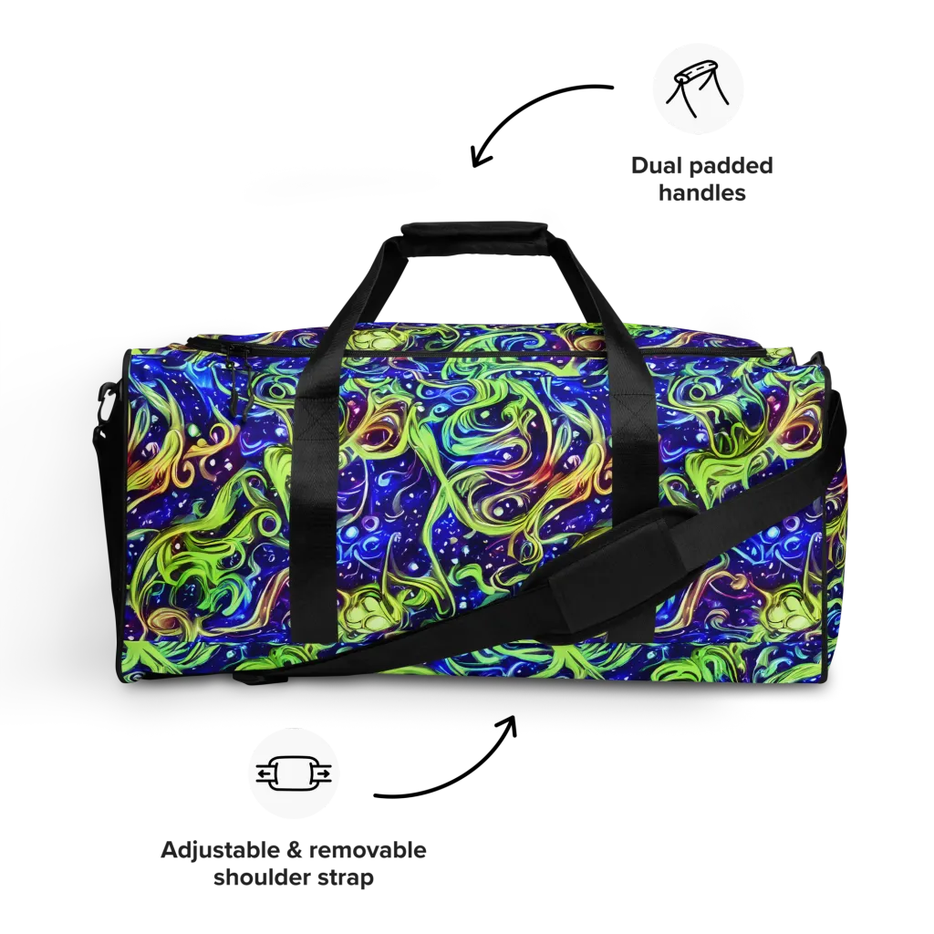 Molten Whirlwind on Duffle Bag — Front