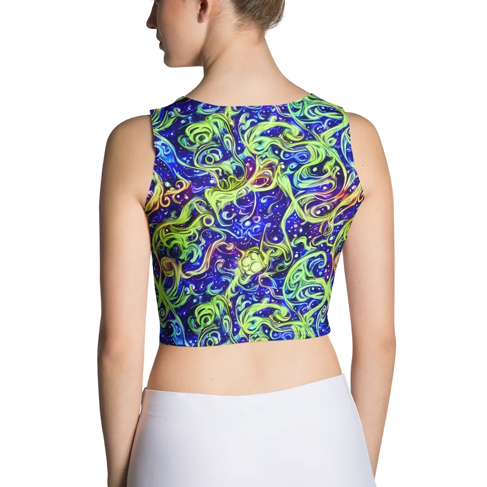 Molten Whirlwind on Crop Top — Back