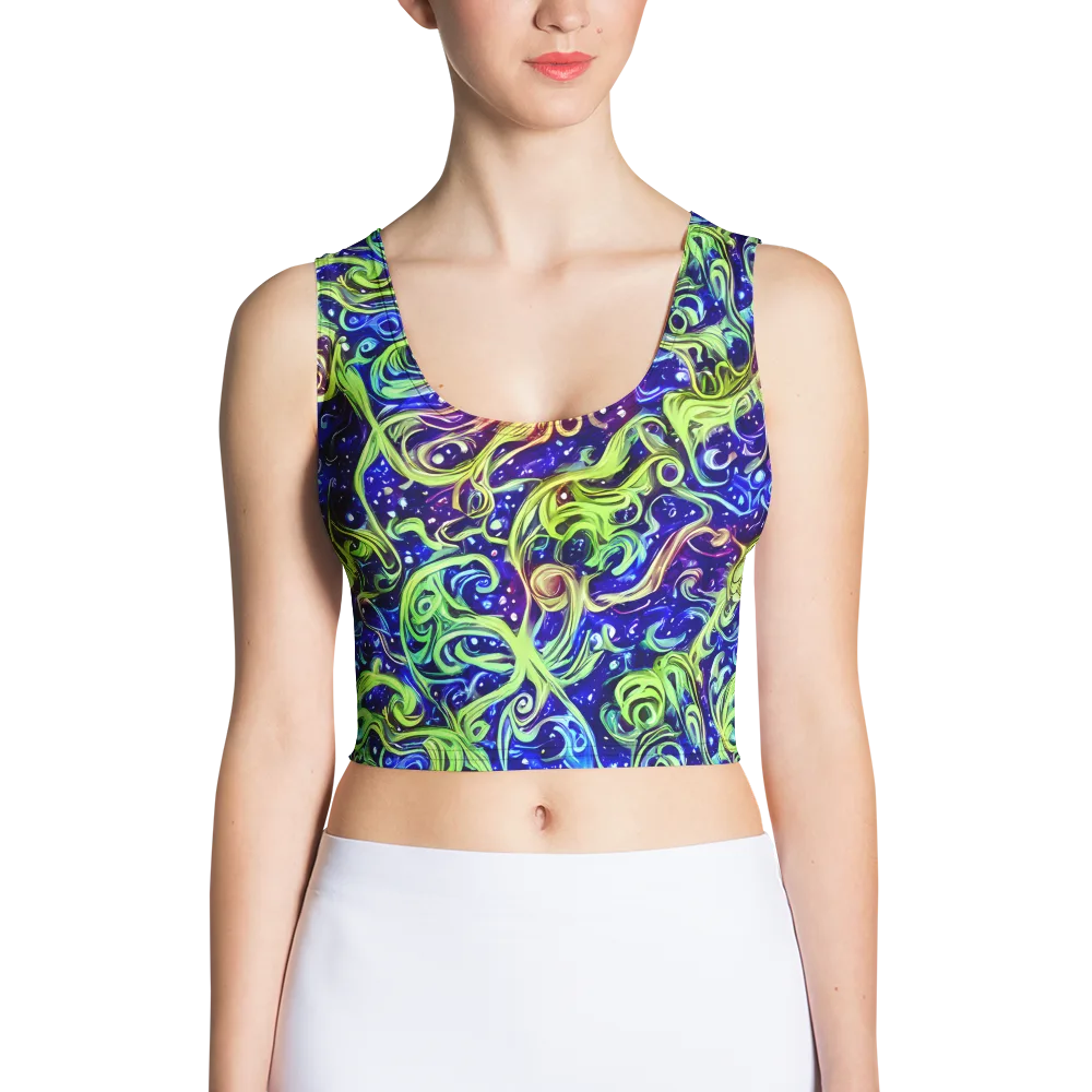 Molten Whirlwind on Crop Top — Front