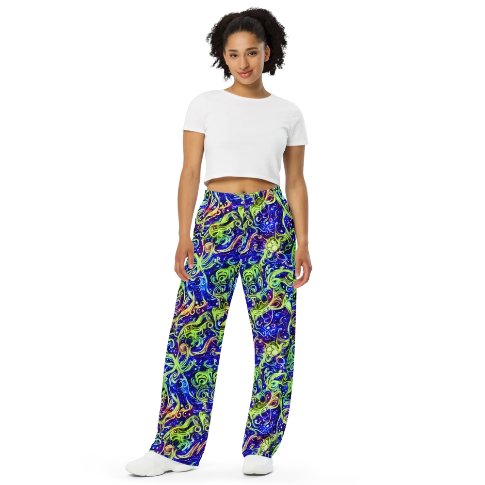 Molten Whirlwind on Wide-Leg Pants — Front