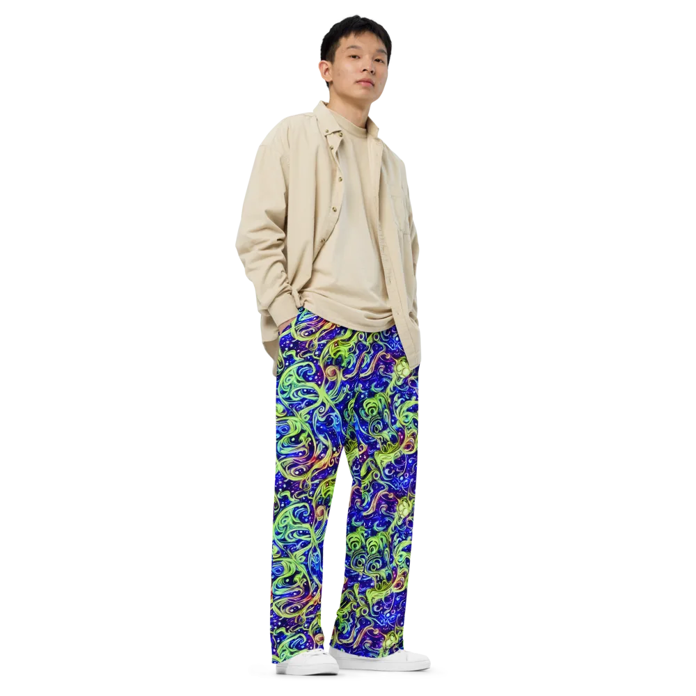 Molten Whirlwind on Wide-Leg Pants — Right Front