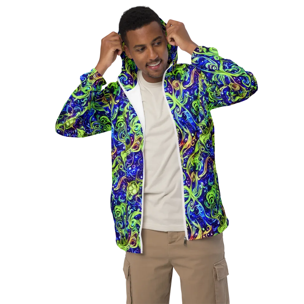 Molten Whirlwind on Men's Windbreaker — Front