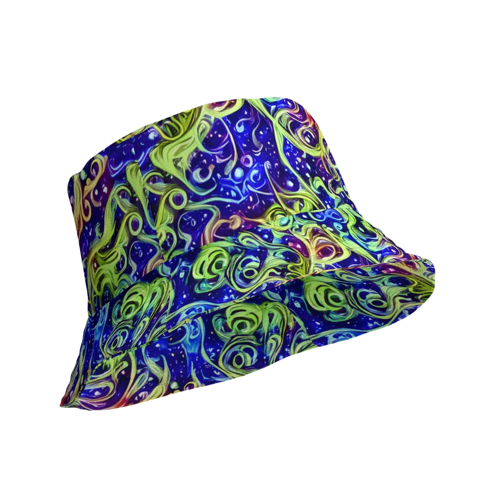Molten Whirlwind on Reversible Bucket Hat — Product details Outside