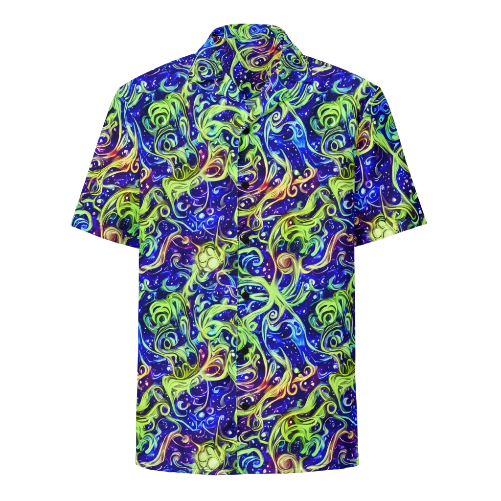 Molten Whirlwind on Button Shirt — Front
