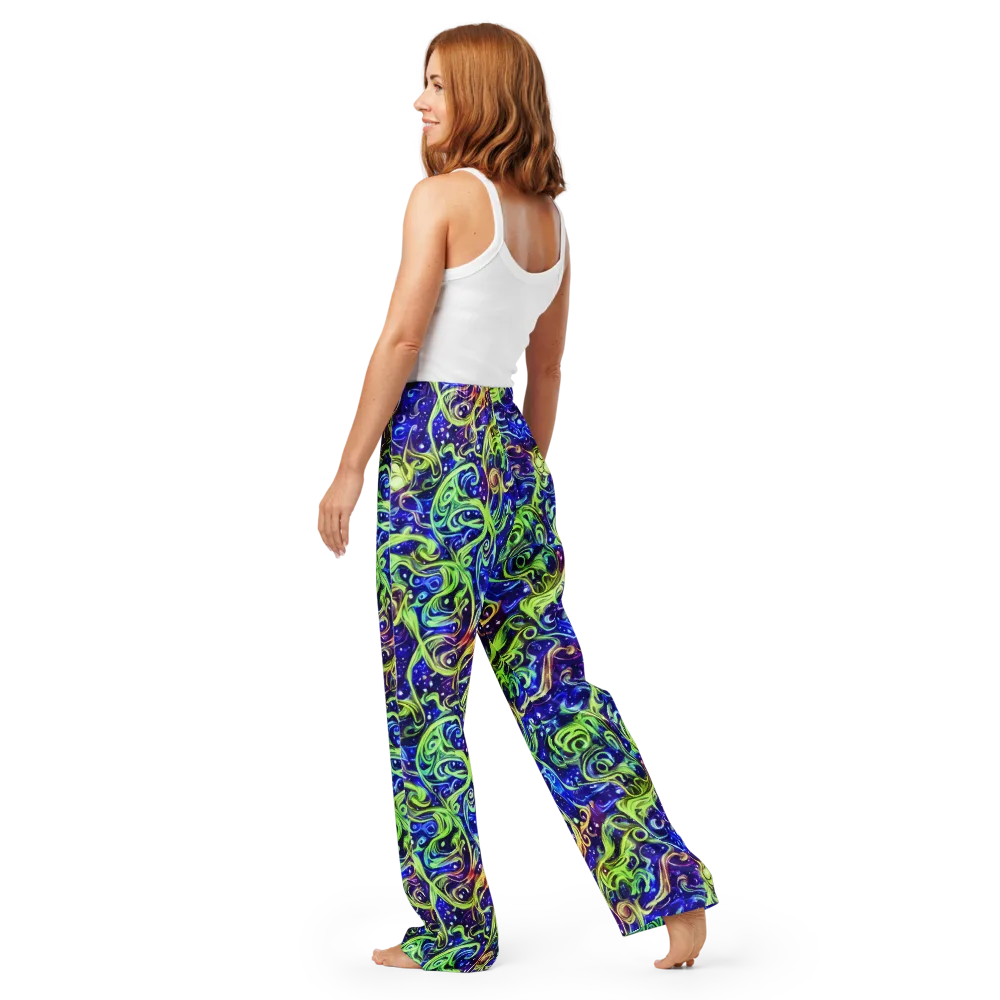 Molten Whirlwind on Women's Pajama Pants — Back