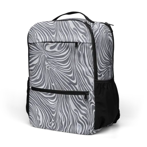 Monochrome Maelstrom on a Utility Backpack
