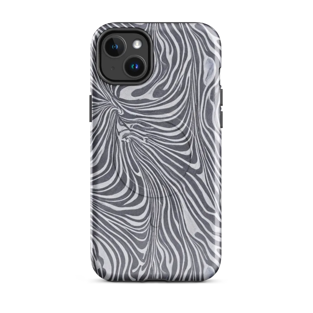 Monochrome Maelstrom on MagSafe Tough Case for iPhone® — Front