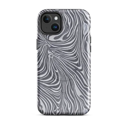 Monochrome Maelstrom on a MagSafe Tough Case for iPhone®