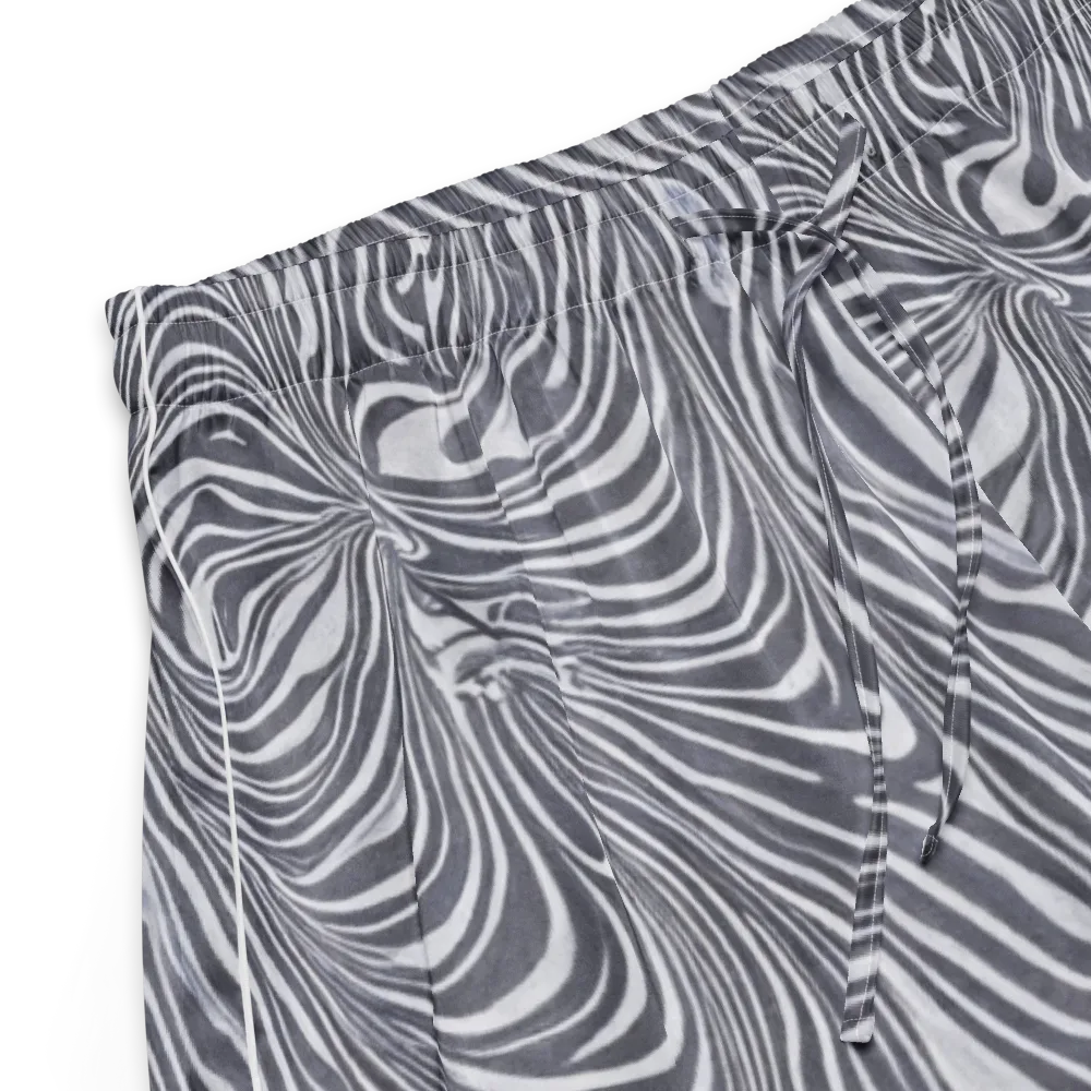 Monochrome Maelstrom on Women's Pajama Shorts — Product details