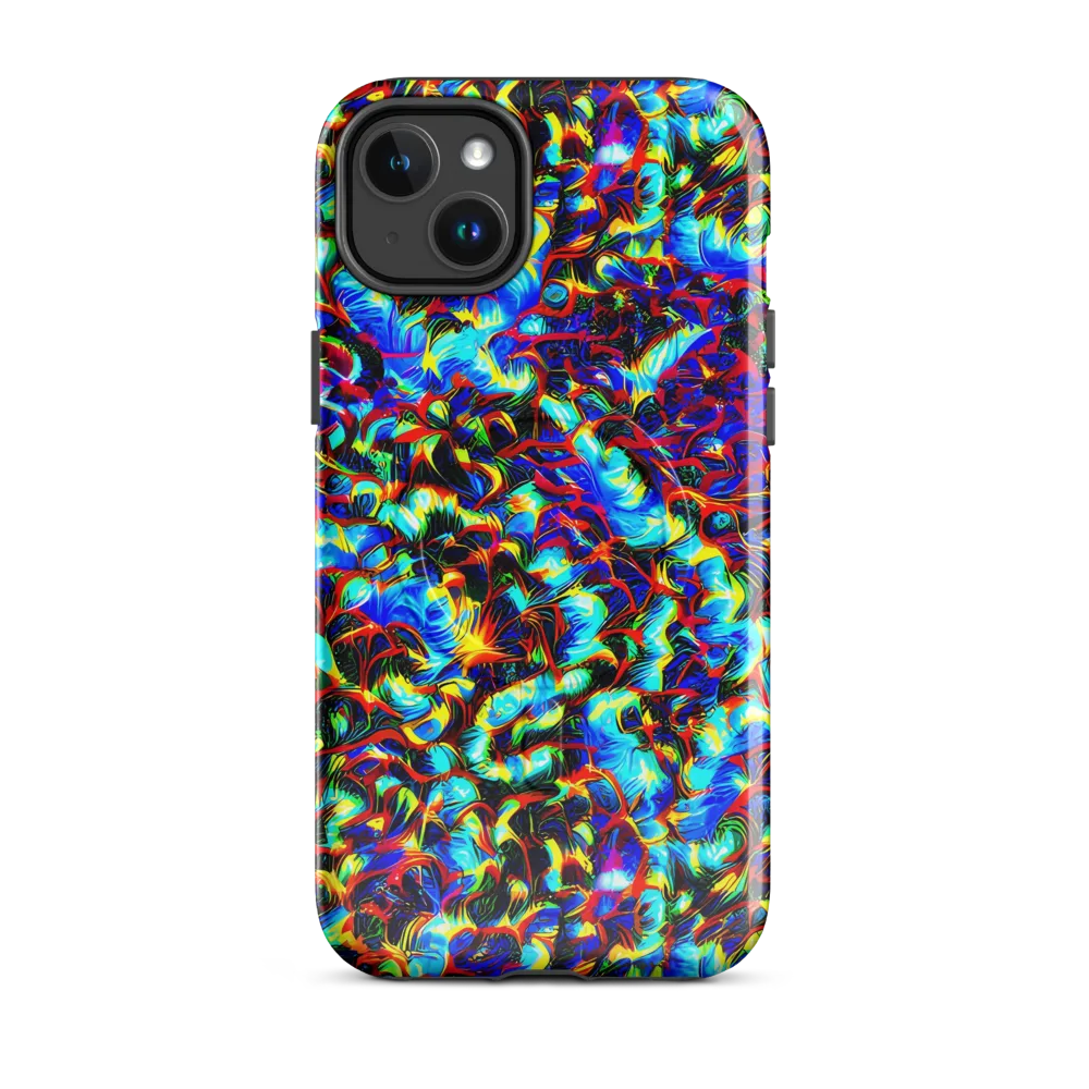 Blue Flame Jungle on MagSafe Tough Case for iPhone® — Front