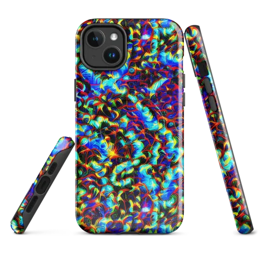 Blue Flame Jungle on a MagSafe Tough Case for iPhone®