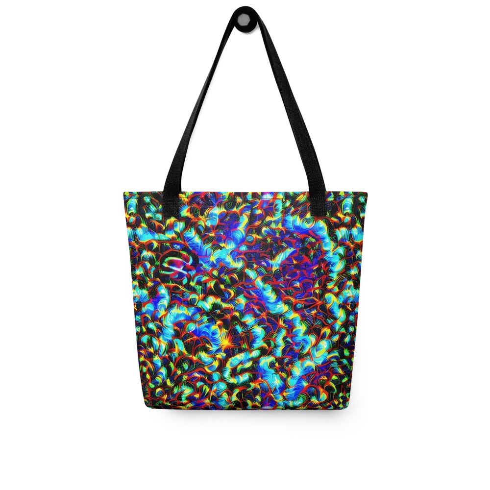 Blue Flame Jungle on Tote Bag — Front