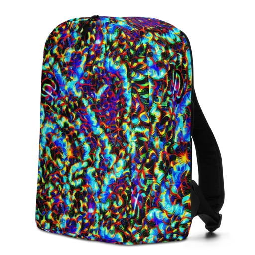 Blue Flame Jungle on a Minimalist Backpack