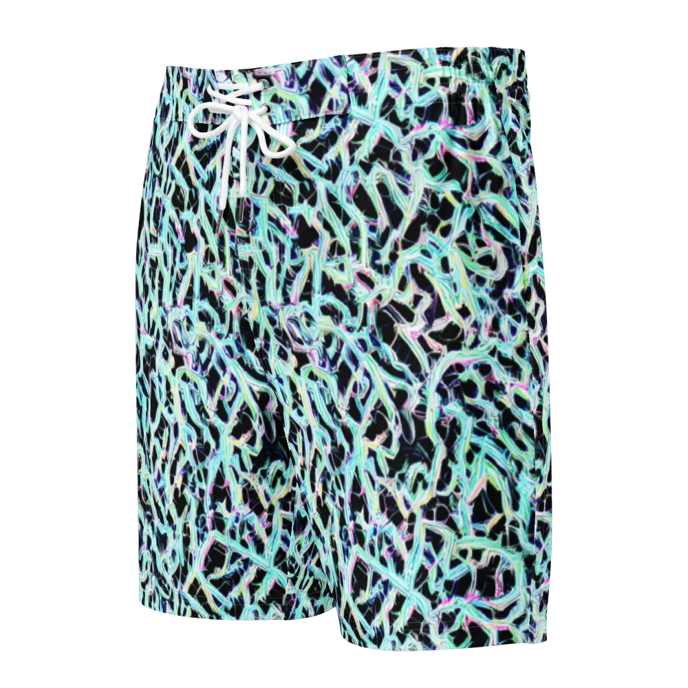 Quantum Weave on Men's Board Shorts — Front