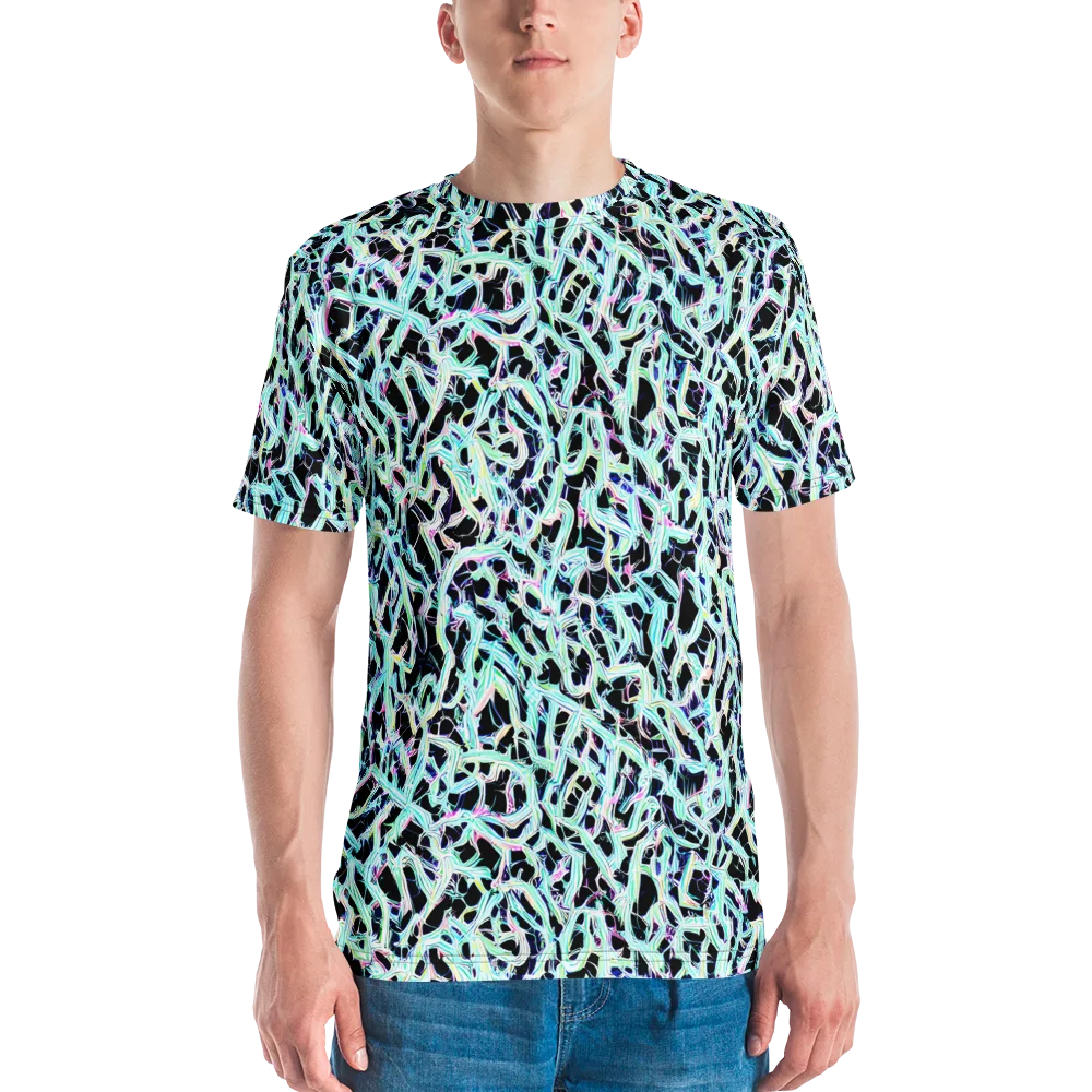 Quantum Weave on Men's Crew Neck T-Shirt — Front