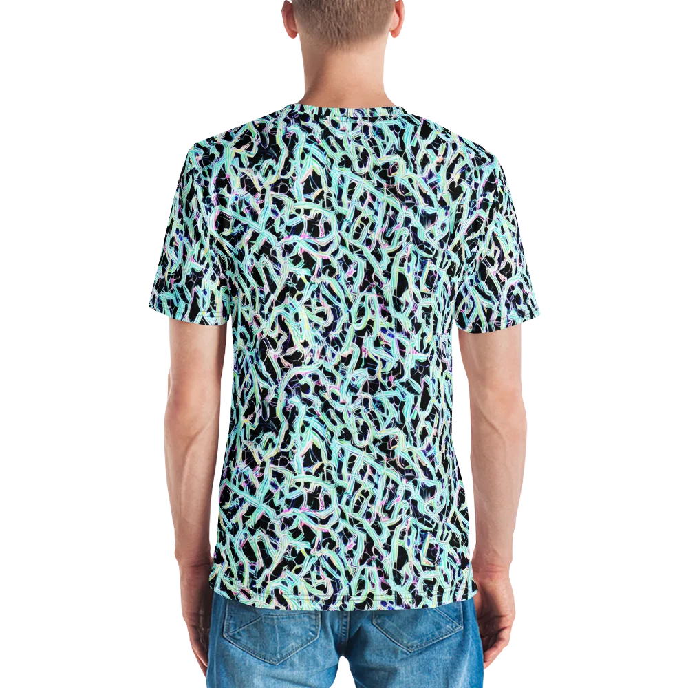 Quantum Weave on Men's Crew Neck T-Shirt — Back