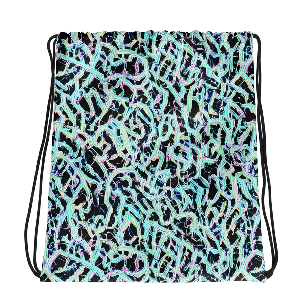 Quantum Weave on Drawstring Bag — Photo