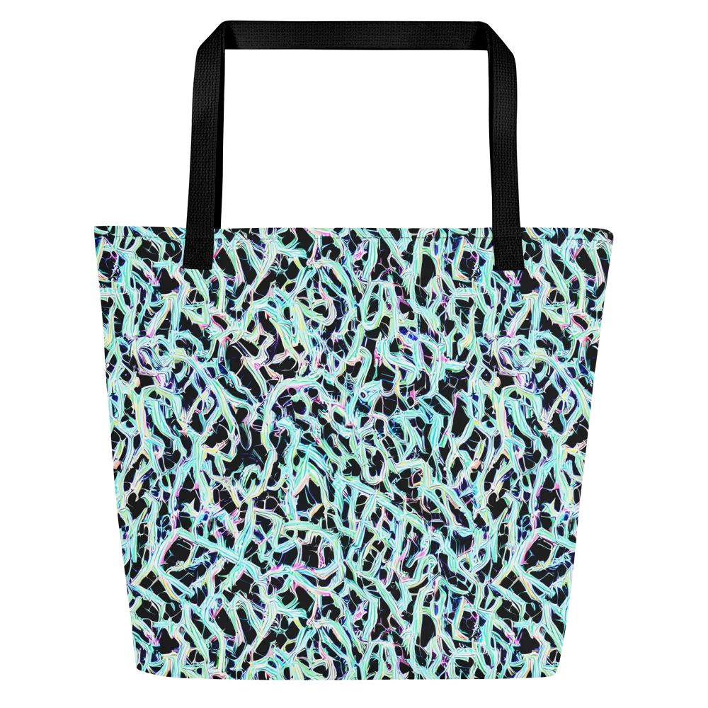 Quantum Weave on Large Tote Bag W/ Pocket — Front