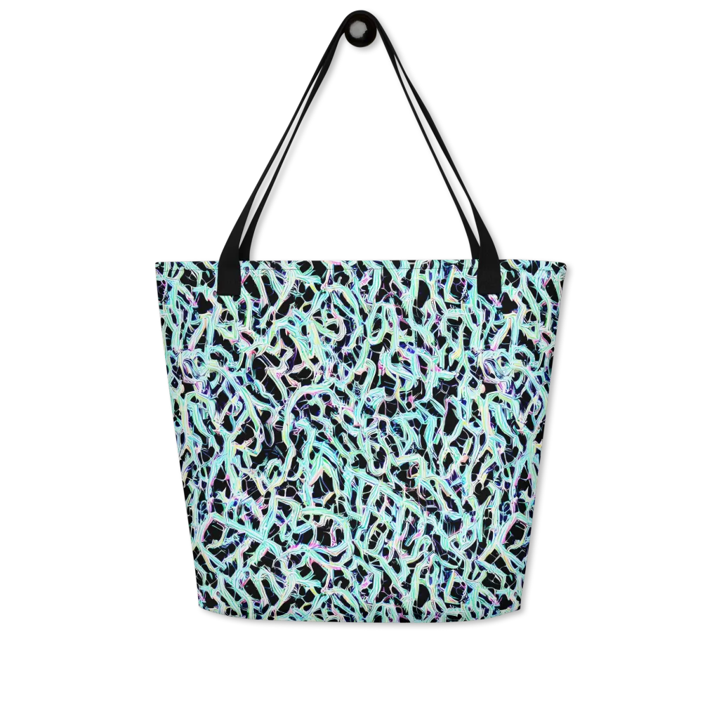 Quantum Weave on Large Tote Bag W/ Pocket — Front