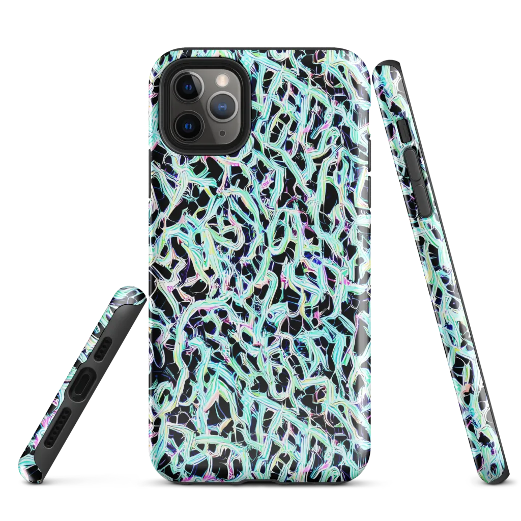 Quantum Weave on Tough Case for iPhone® — Front