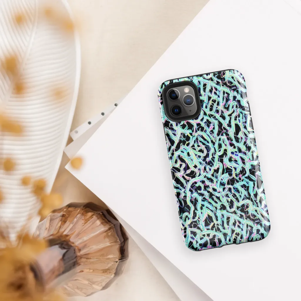 Quantum Weave on Tough Case for iPhone® — Front