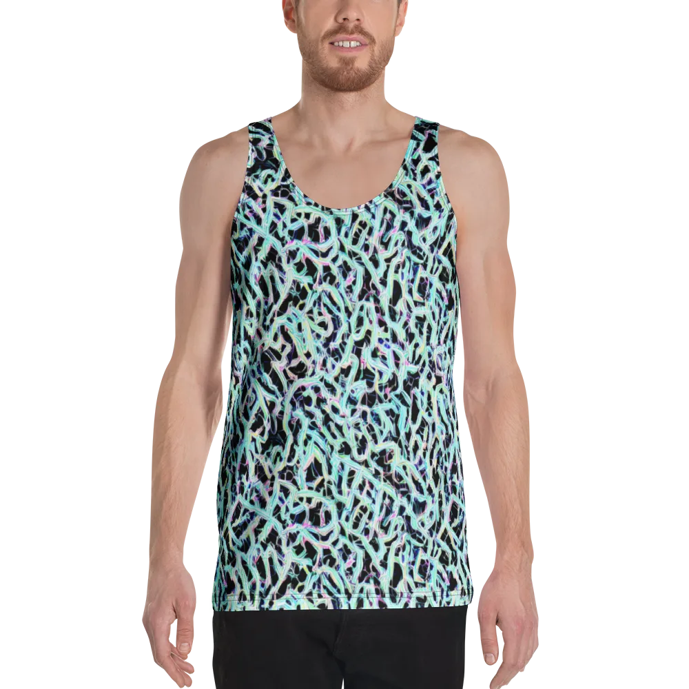 Quantum Weave on Men's Tank Top — Front