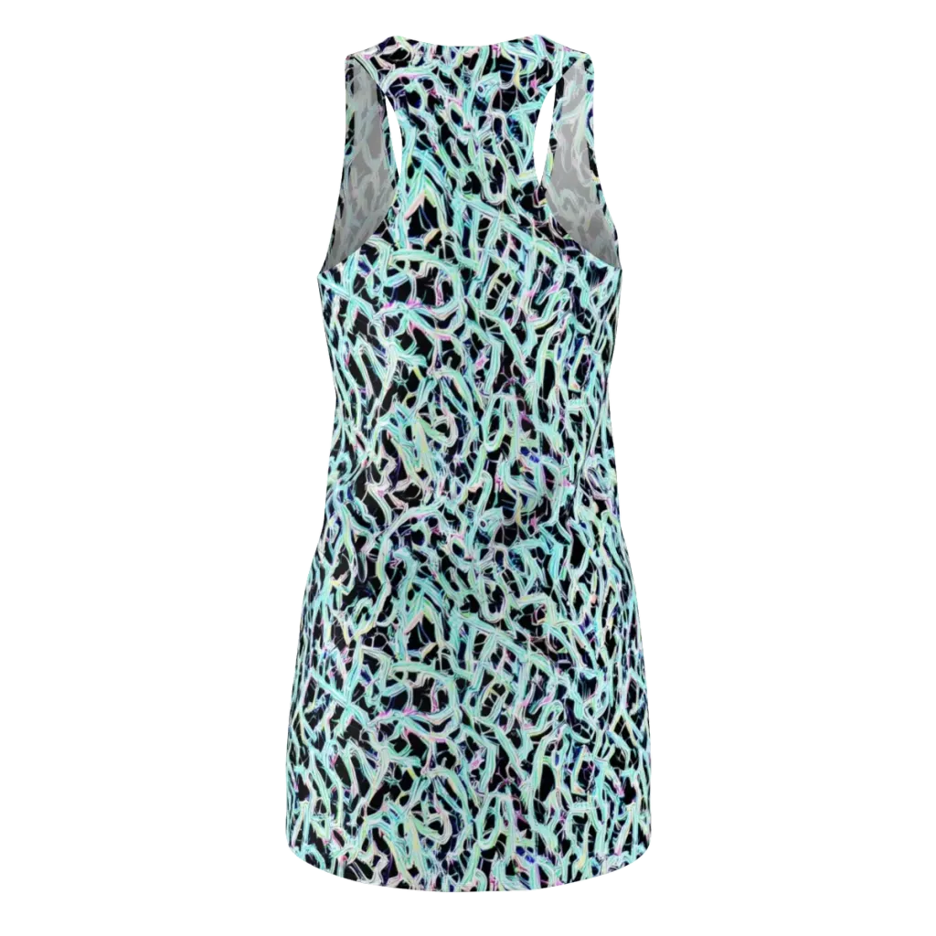 Quantum Weave on Racerback Dress — Back