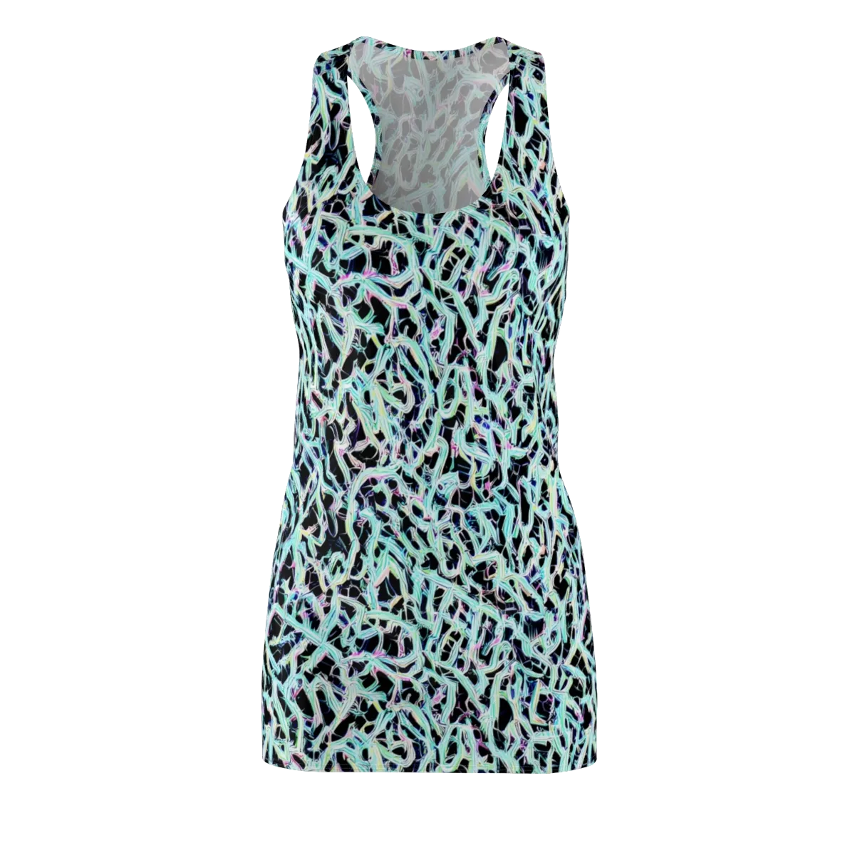 Quantum Weave on Racerback Dress — Front