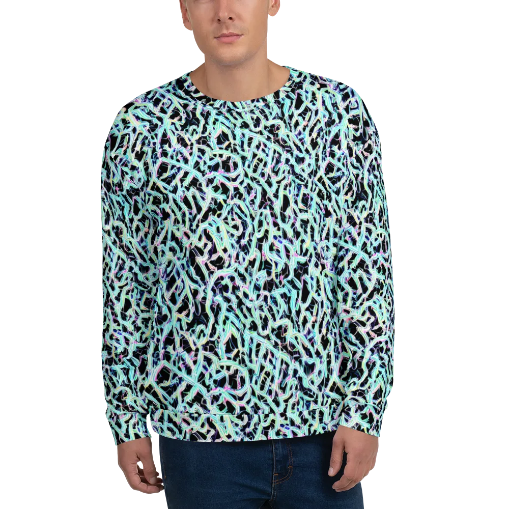 Quantum Weave on Sweatshirt — Front