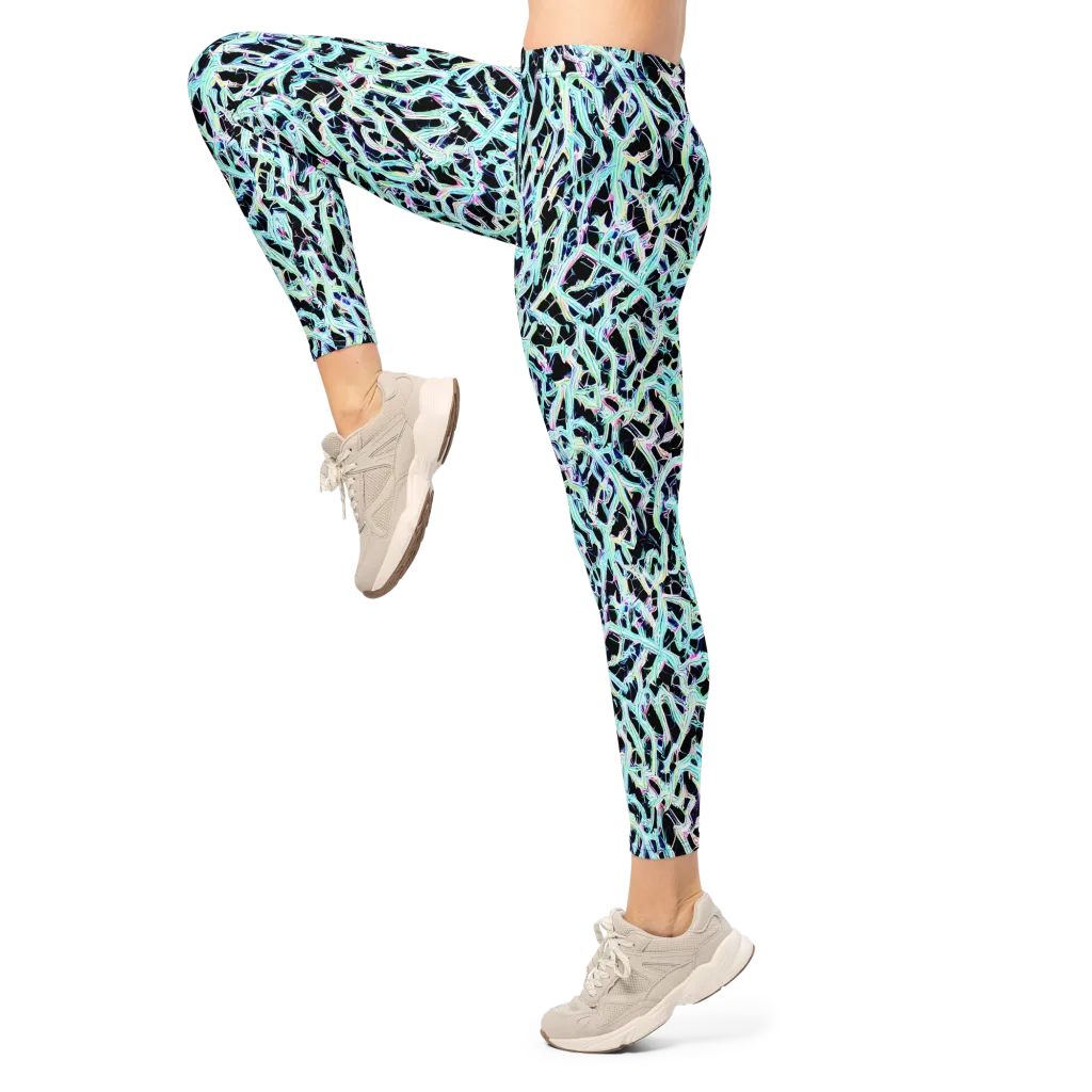Quantum Weave on Leggings — Left