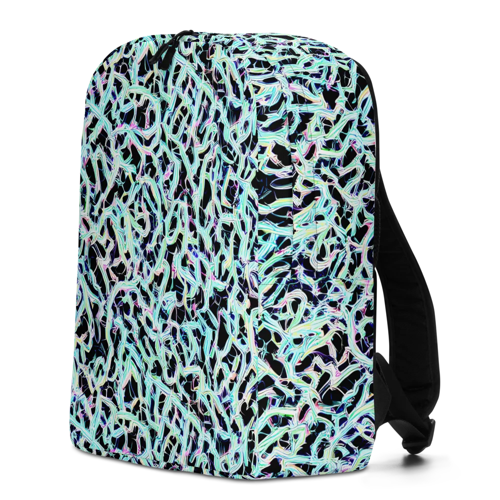 Quantum Weave on Minimalist Backpack — Left