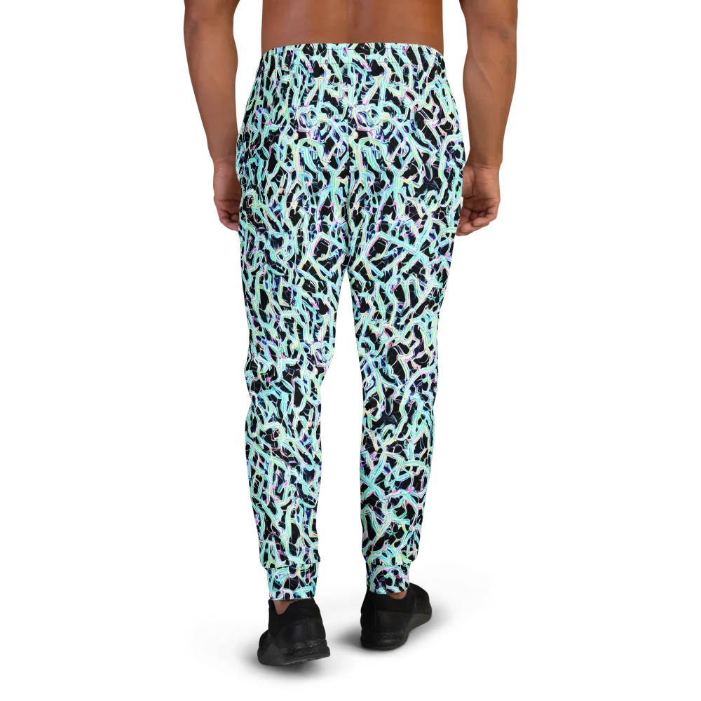 Quantum Weave on Men's Joggers — Back