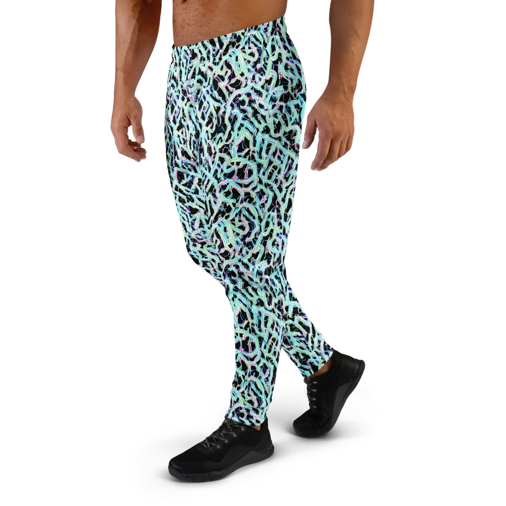 Quantum Weave on Men's Joggers — Left