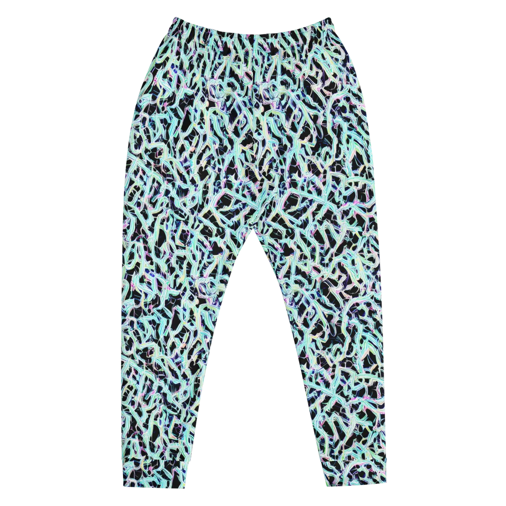 Quantum Weave on Men's Joggers — Front