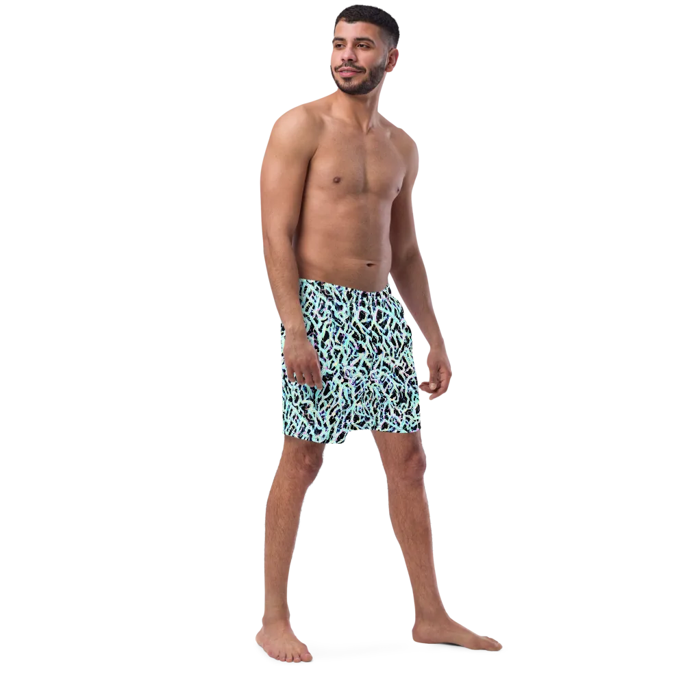 Quantum Weave on Swim Trunks — Right Front