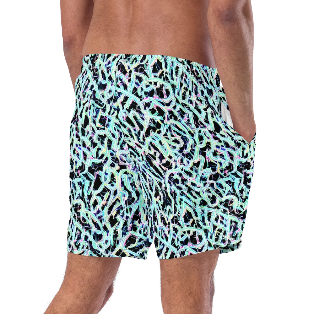 Quantum Weave on Swim Trunks — Right Back