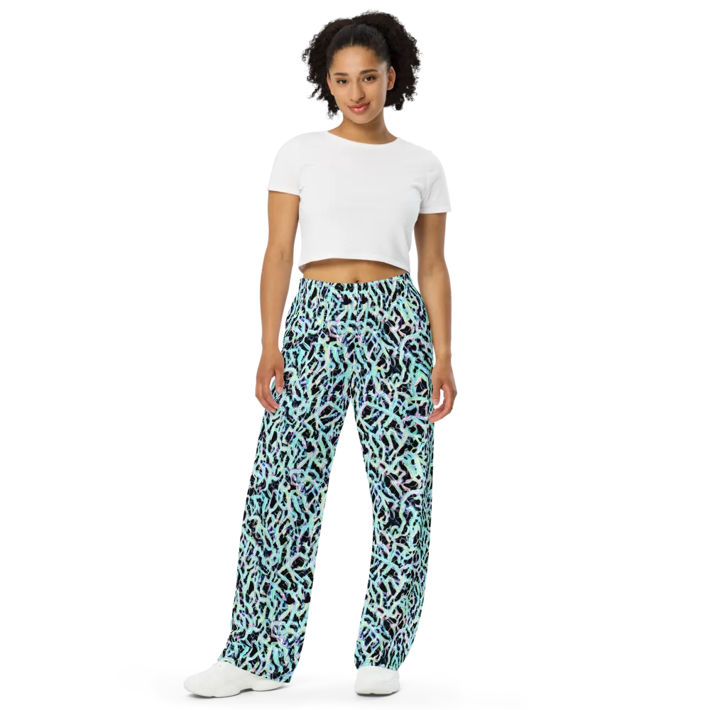 Quantum Weave on Wide-Leg Pants — Front