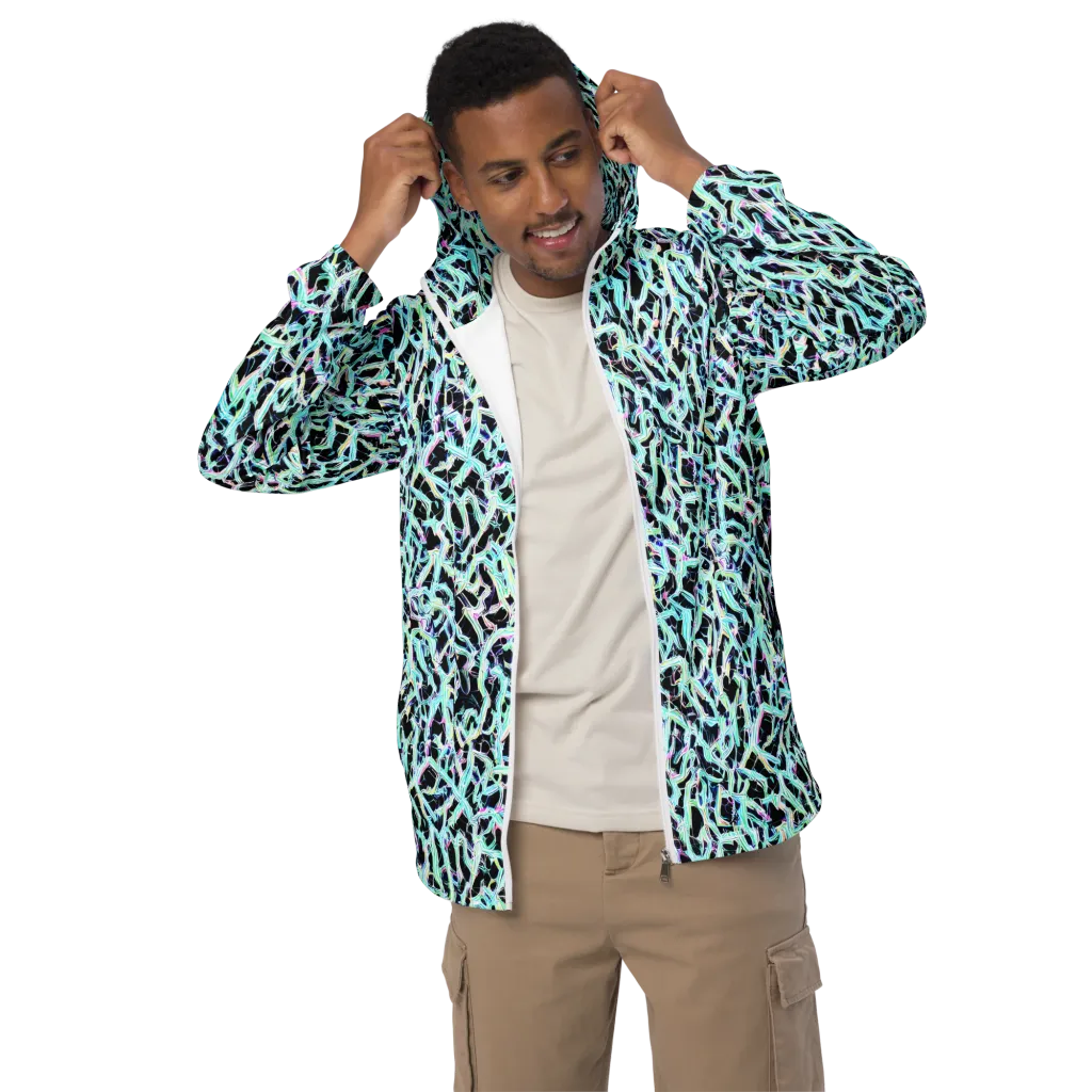 Quantum Weave on Men's Windbreaker — Front