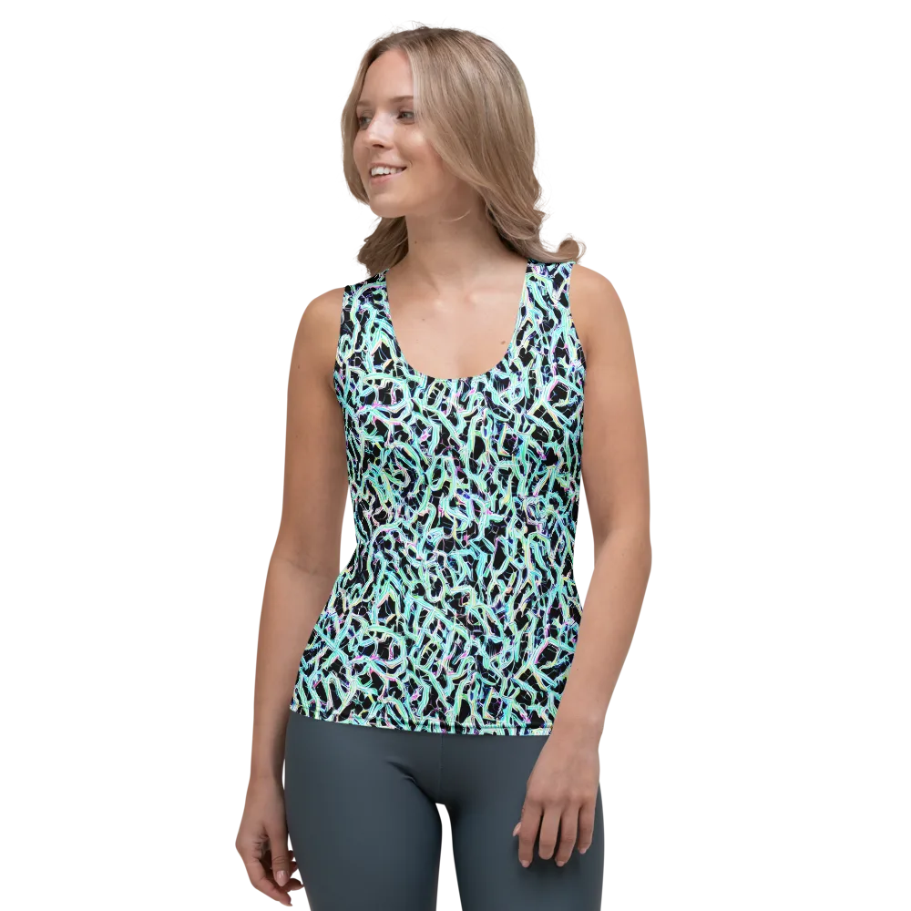 Quantum Weave on Women's Tank Top — Front