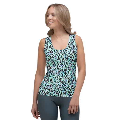 Quantum Weave on a Women's Tank Top
