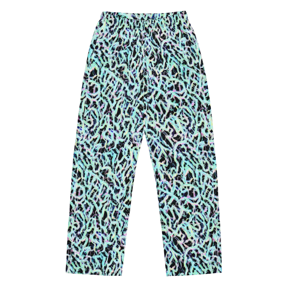 Quantum Weave on Women's Pajama Pants — Front