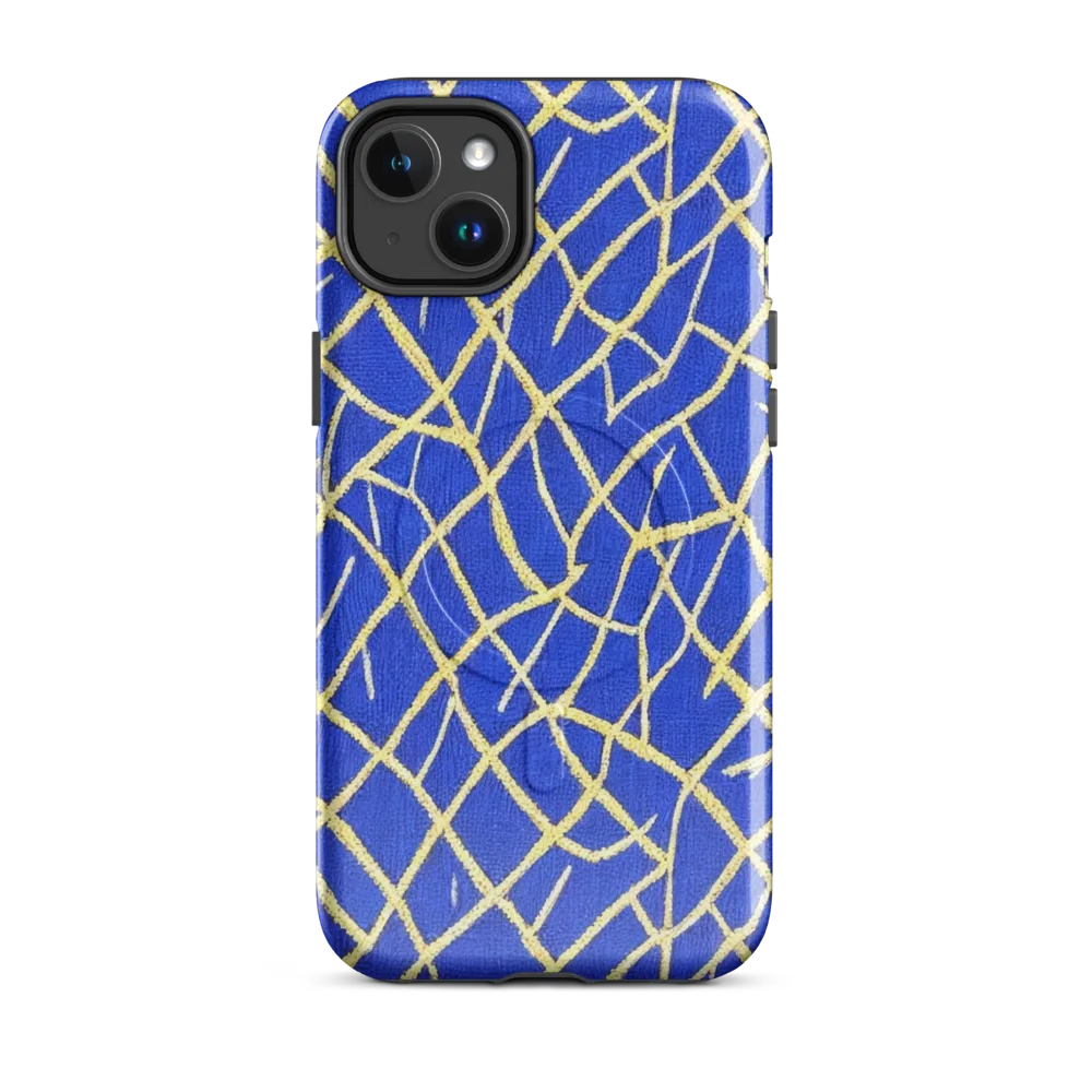 Cobalt Tangle on MagSafe Tough Case for iPhone® — Front