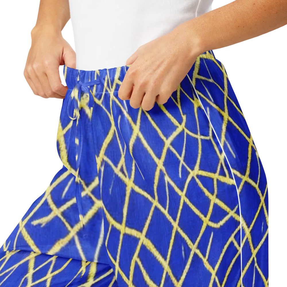 Cobalt Tangle on Women's Pajama Pants — Product details