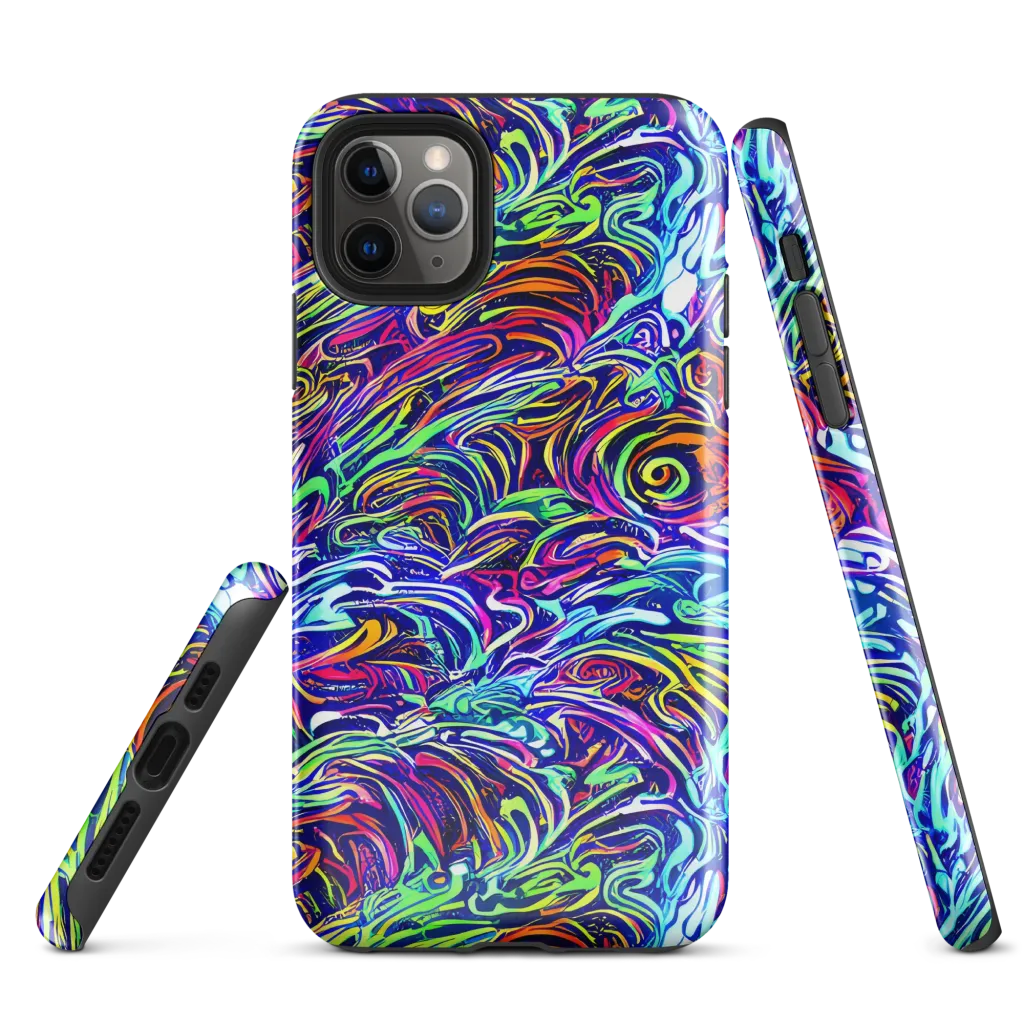 Limefire Labyrinth on Tough Case for iPhone® — Front