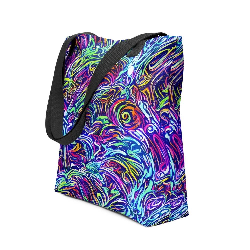 Limefire Labyrinth on Tote Bag — Front
