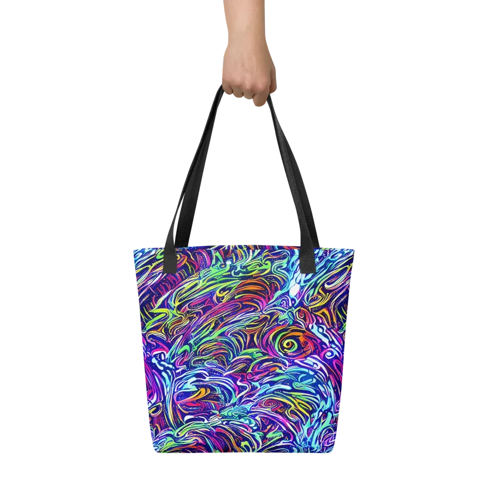 Limefire Labyrinth on Tote Bag — Front