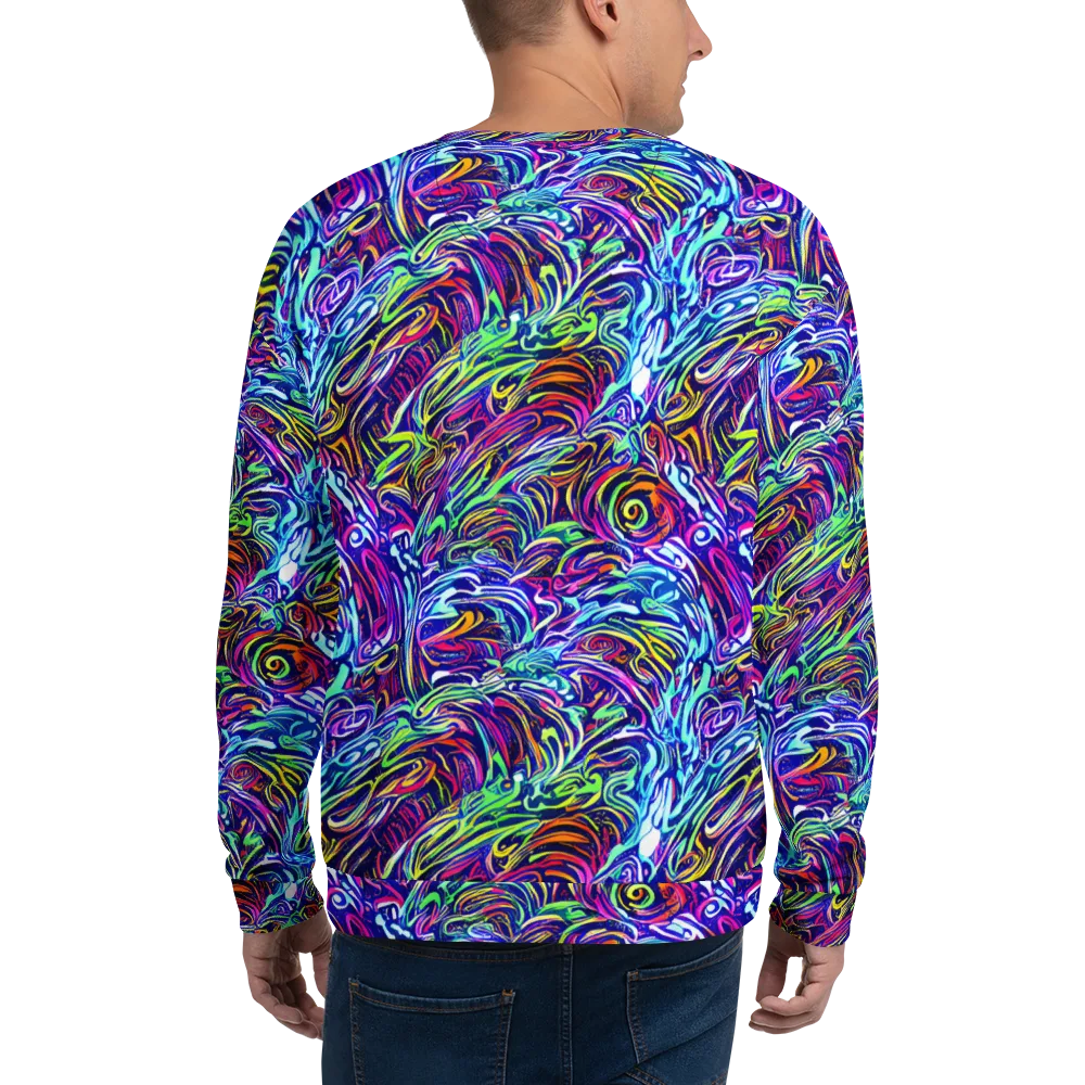 Limefire Labyrinth on Sweatshirt — Back