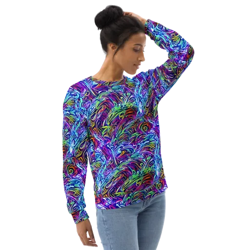 Limefire Labyrinth on a Sweatshirt