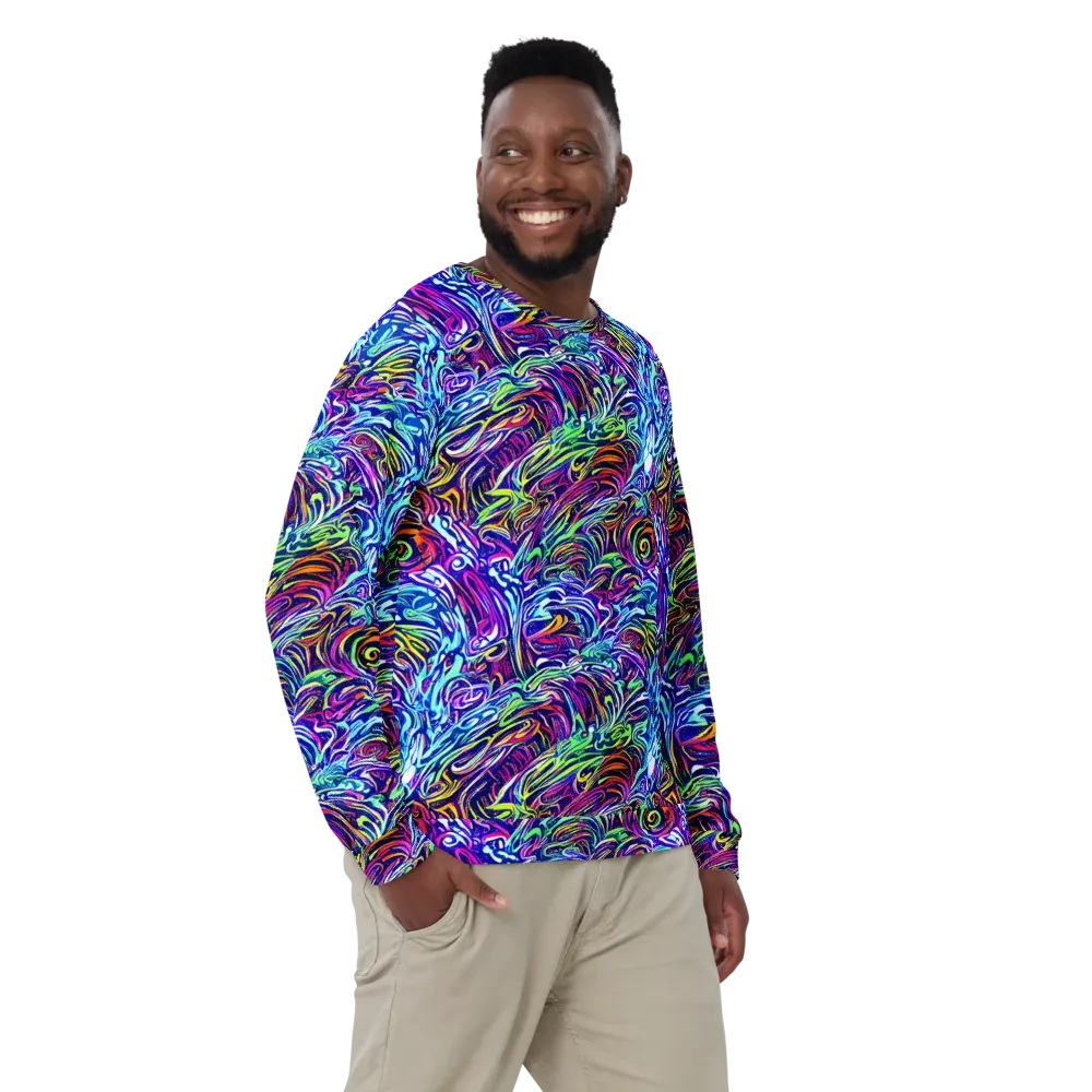 Limefire Labyrinth on Sweatshirt — Front